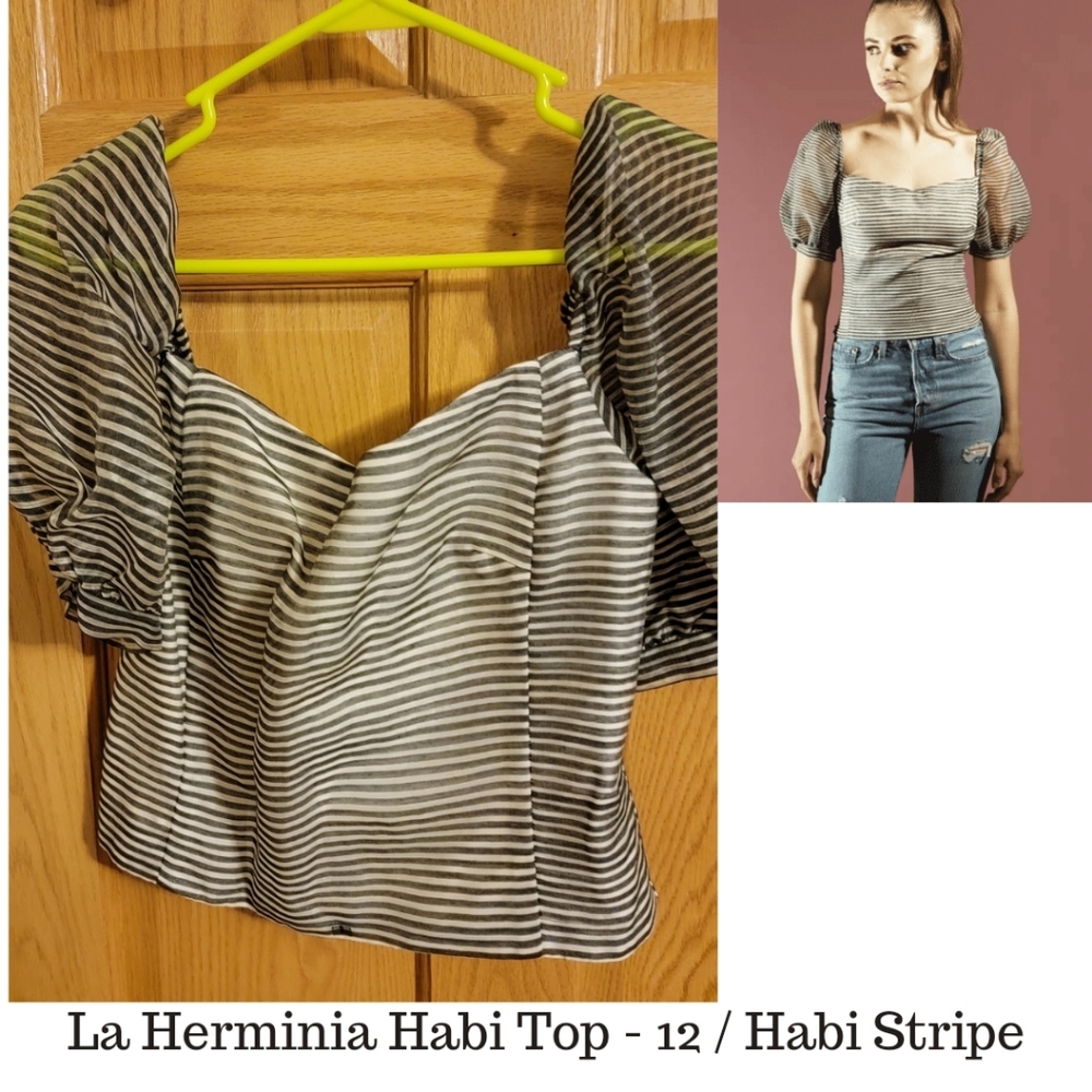 La Herminia Habi Top - Habi Stripe